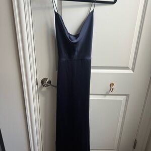 Elegant Navy Blue Dress